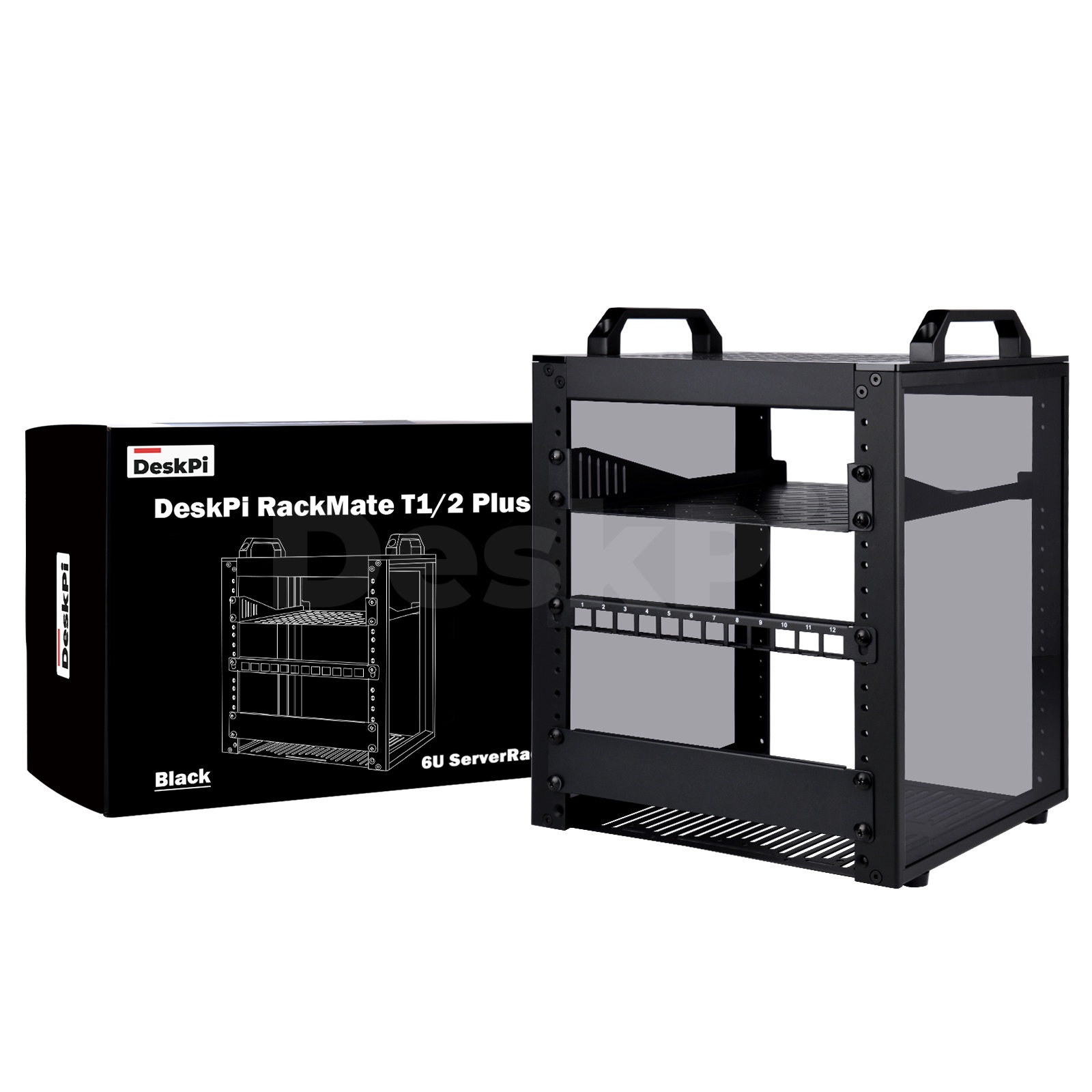 Deskpi Super6C - DeskPi RackMate T1/2 Plus ตู้แร็ค 6U