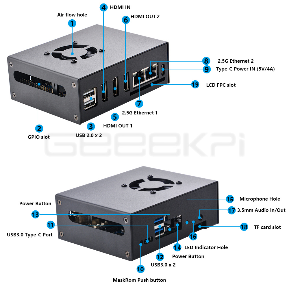 เคส geeekpi ORANGE Pi 5 plus พ - Orange Pi 5 Plus 32Gb บทวิจารณ์และราคา