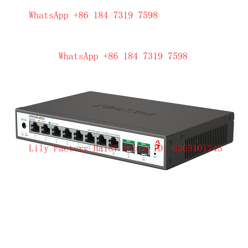 สวิตช์เครือข่าย XikeStor 8*2.5 - Sfp+ 10G Managed Switch 8 Port บทวิจารณ์และราคา